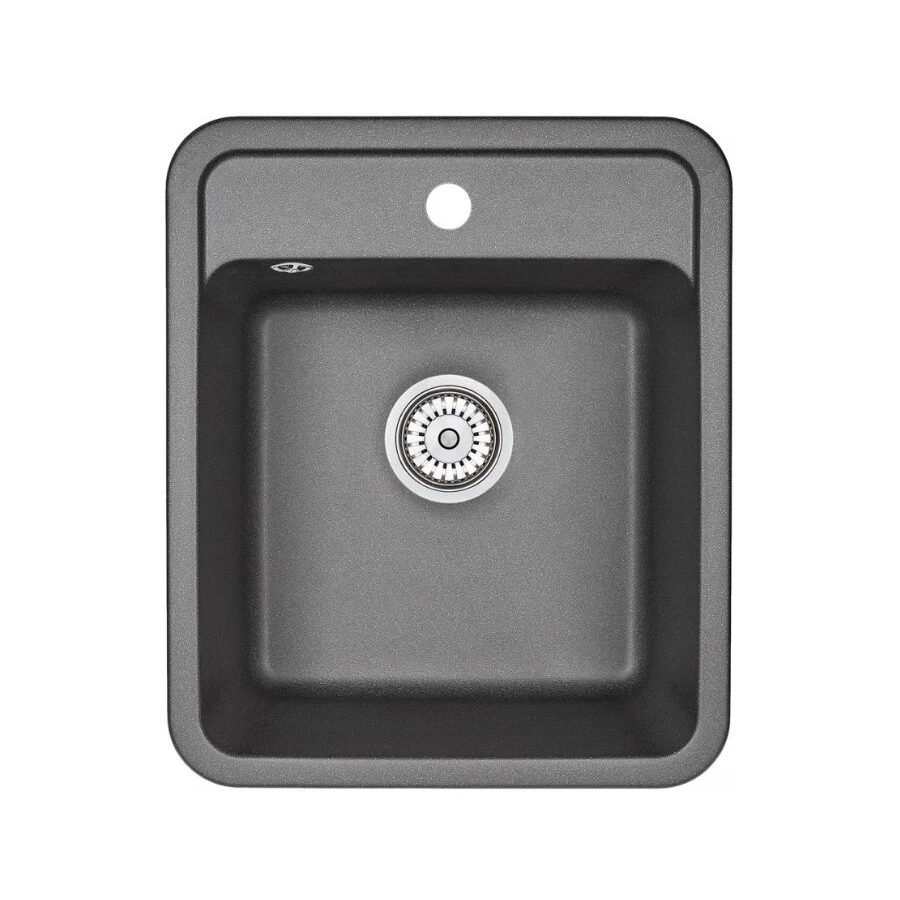 Кухонная мойка Granula Standart 4202, ЧЁРНЫЙ 43х50 см