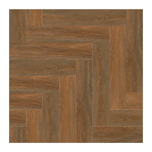 Кварцвиниловая плитка SPC Creto EcoParquet Английская елка Дуб натуральный Ocher коричневая CR66208 43 класс 4 мм