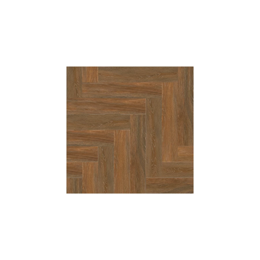 Кварцвиниловая плитка SPC Creto EcoParquet Английская елка Дуб натуральный Ocher коричневая CR66208 43 класс 4 мм