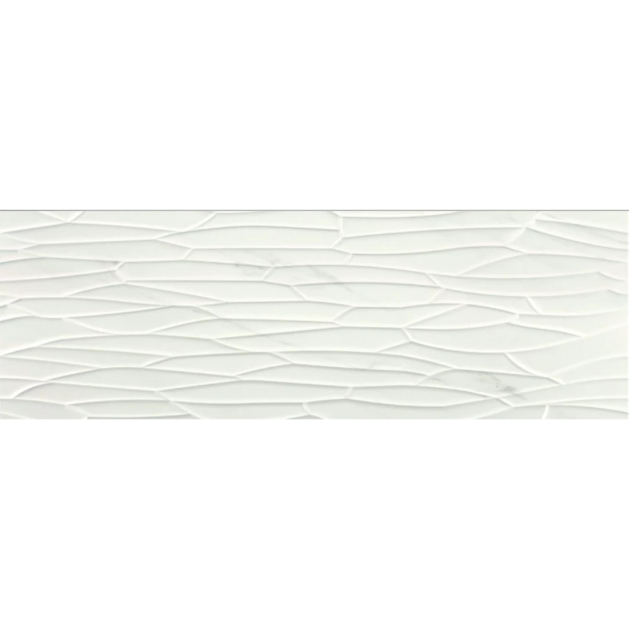 Плитка настенная Baldocer Tasos View полуматовая белая 120х40 см