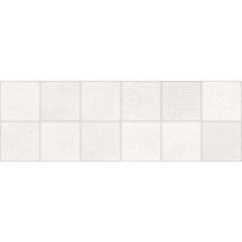 Плитка настенная ALMA Ceramica Cube матовая белая TWU3090CUB07R 90х30 см
