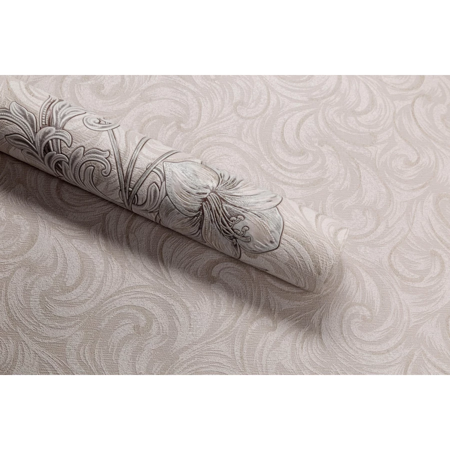 Обои флизелиновые Palitra Home HomeColor Blow бежевые HC31104-22 1,06х10,05 м
