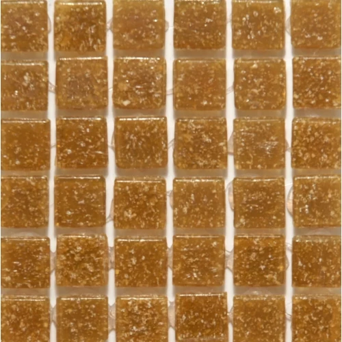 Стеклянная мозаика JNJ Mosaic Normal сетка 1x1 глянцевая бежевая AS43 31,8х31,8 см