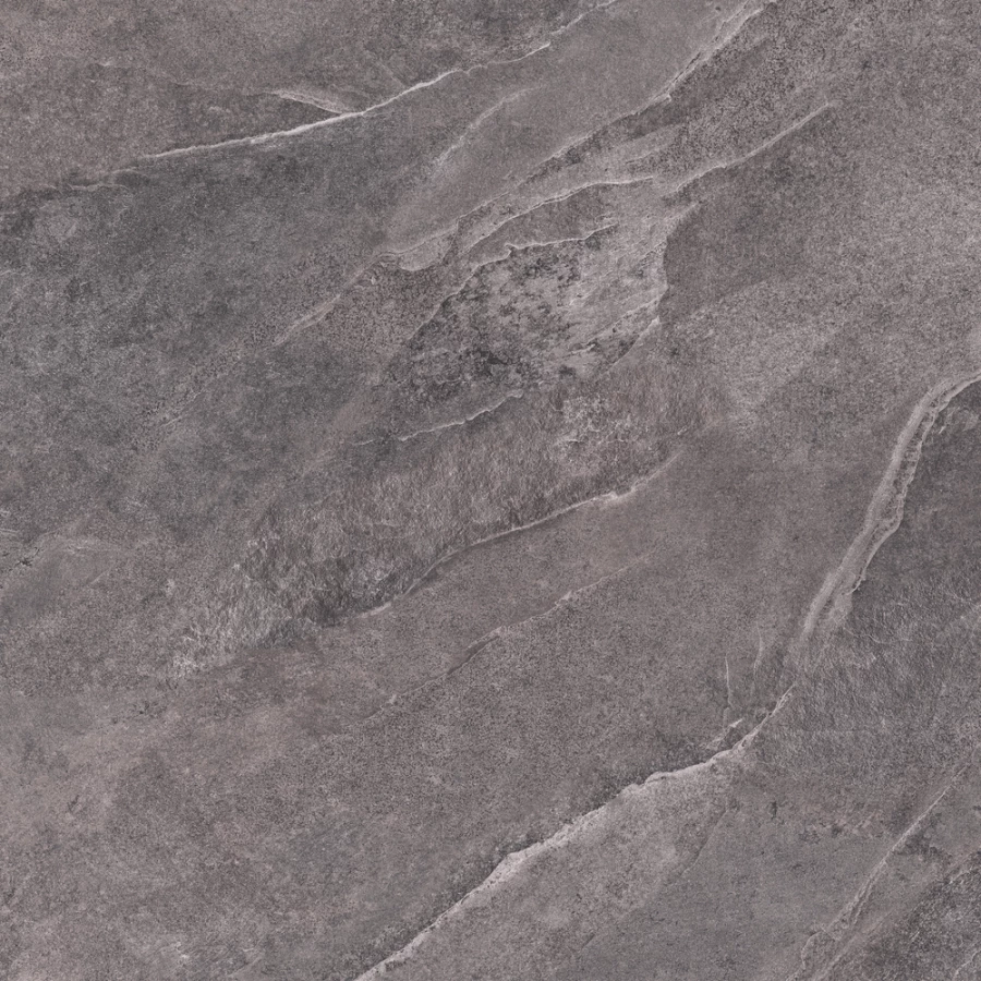 Керамогранит Cersanit Coastline ректификат рельеф матовый темно-серый A17894 59,8x59,8 см