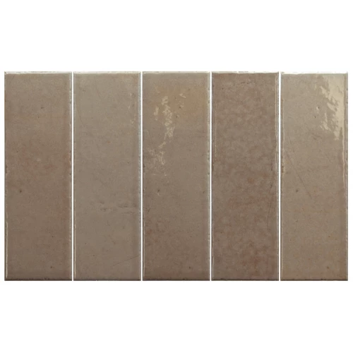 Керамогранит Equipe Bohemian Mink глянцевый коричневый 32339 18,6x6 см