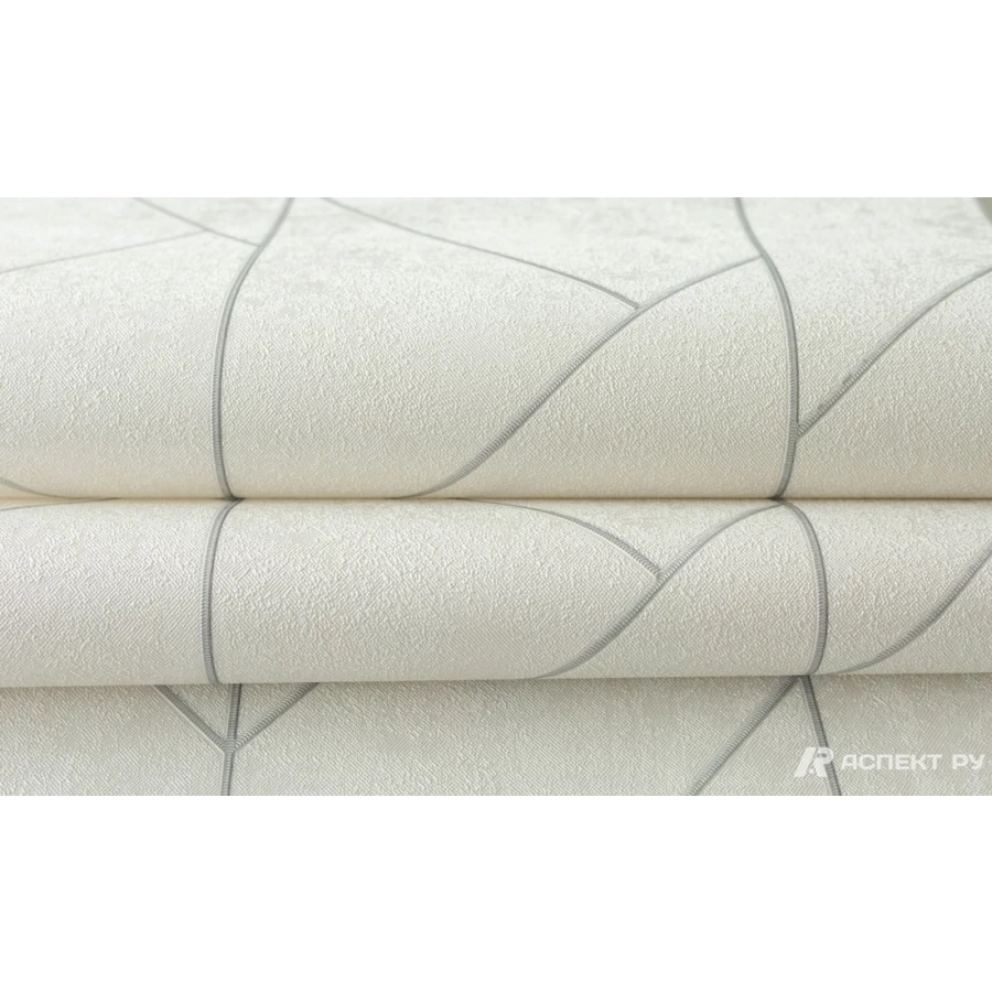 Обои виниловые Аспект Челси Белый 10133-14 0,53х10,05 м