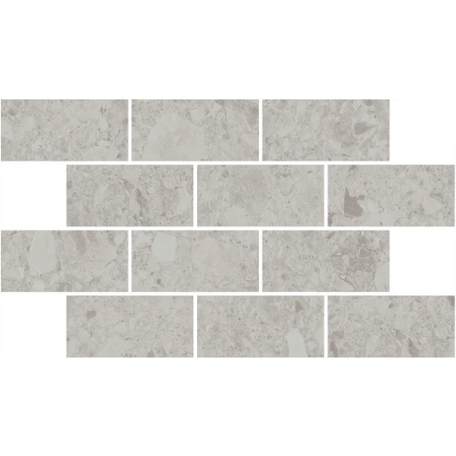 Декор Kerama Marazzi Чеппо ди Гре мозаичный обрезной матовый серый светлый DD605820/MM 34,6x20 см