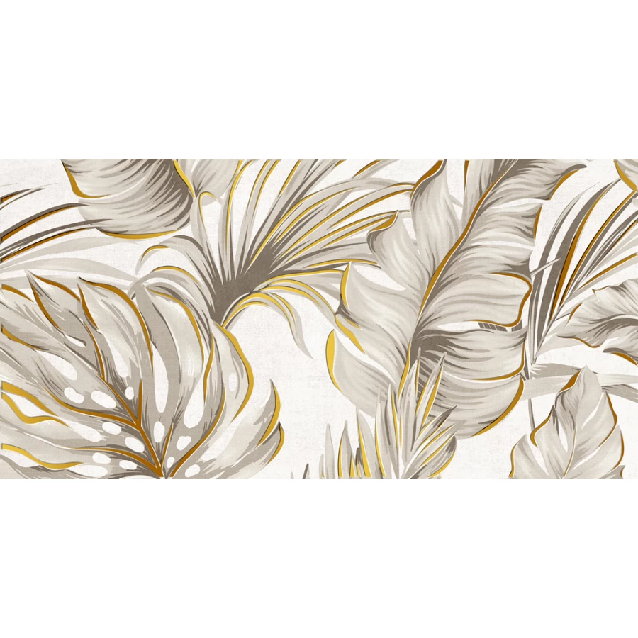 Декор Global Tile Brasiliana панно тропики 1 светло-бежевый 50*25 см