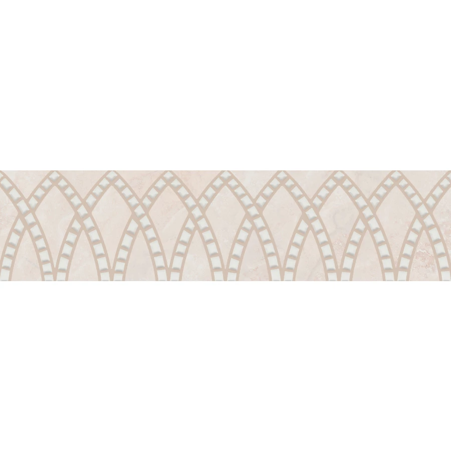 Бордюр Kerama Marazzi Литос обрезной матовый бежевый светлый KMB3STA021BR 30x7,2 см