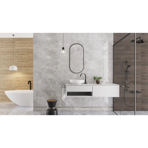 Плитка настенная Eurotile Ceramica Liston матовая бежевая 466 100х32,5 см