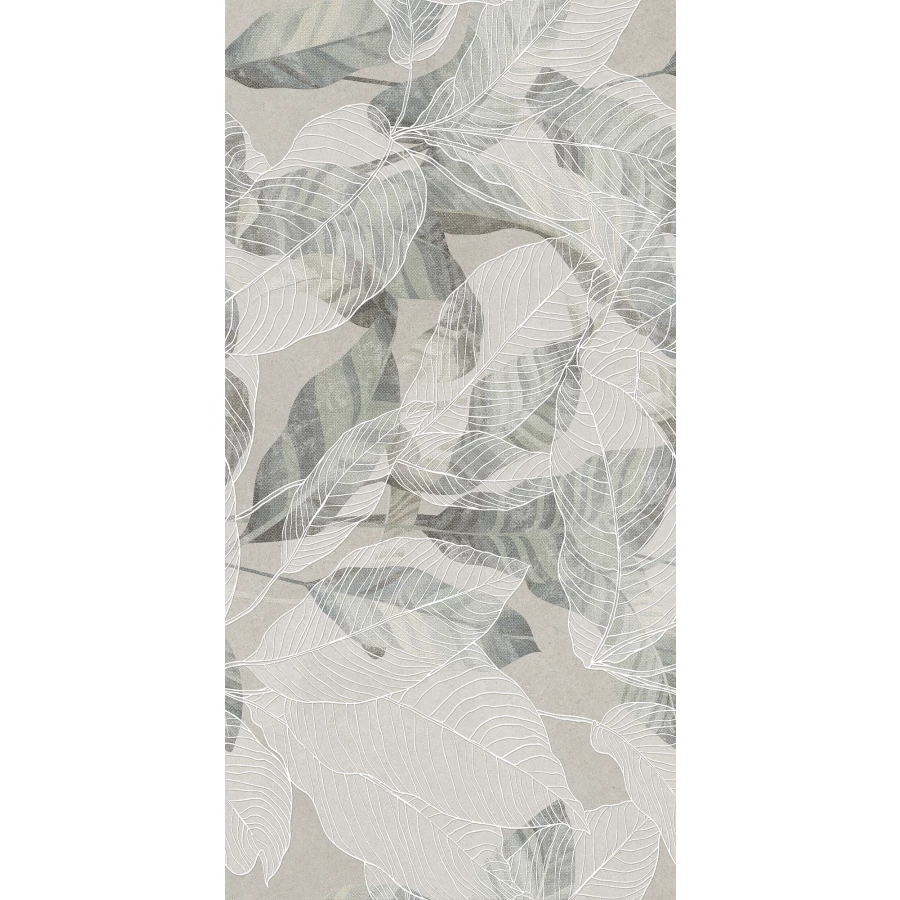 Декор Creanza Crayon Grey Decor Shape+Glue Art 3D-глазурь матовый зелёный SH1006-D 120х60 см