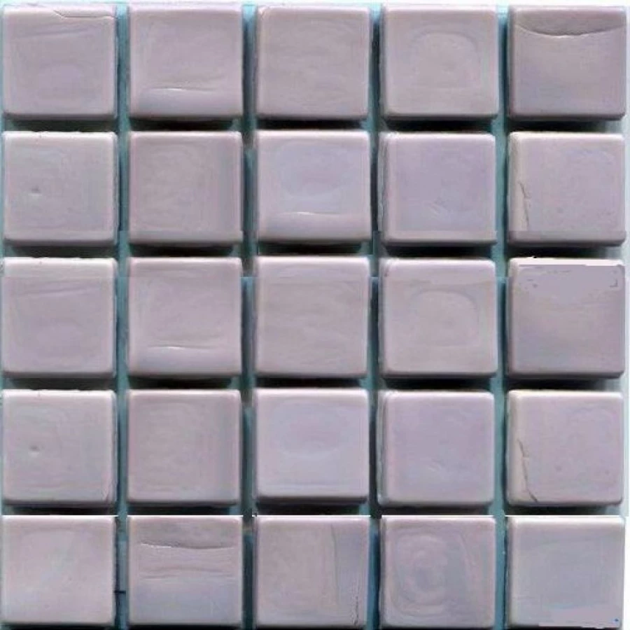 Стеклянная мозаика Art&Natura Classic Glass сетка 15х15 глянцевая серая adriana1 29,5х29,5 см