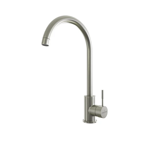 Смеситель для кухни 35k MixLine MLSS-0303 трубчатый излив 505147 сатин