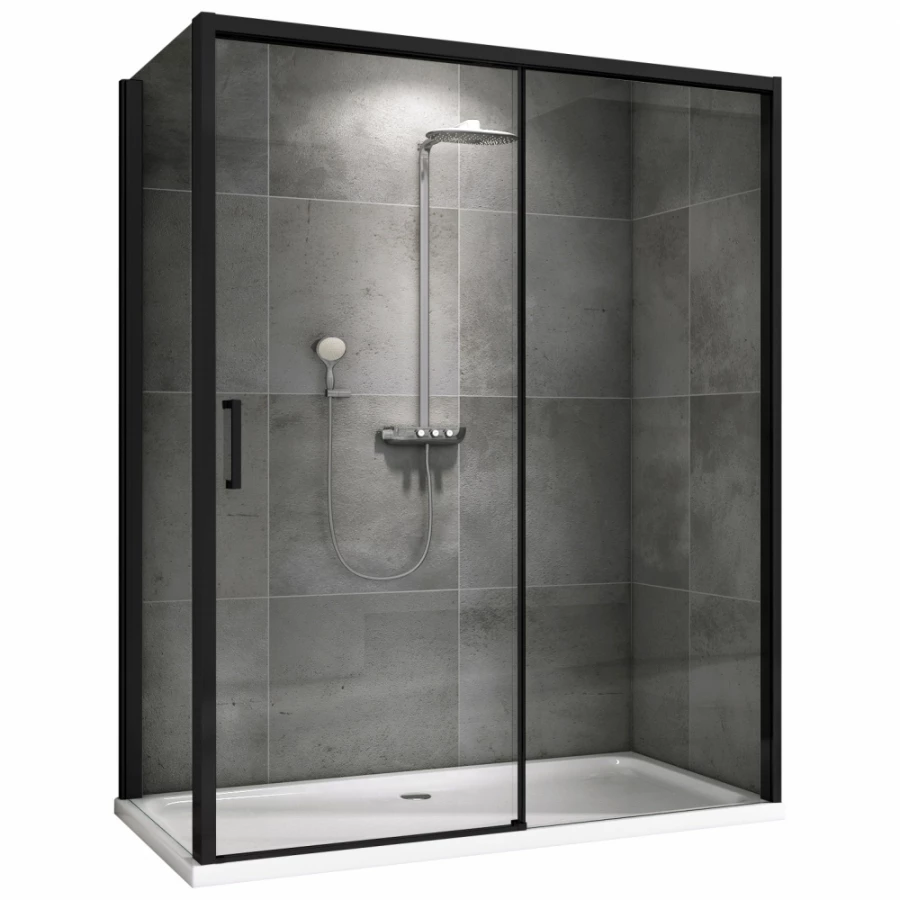 Душевой уголок Abber Komfort AG93120B-S102B 120х100 см