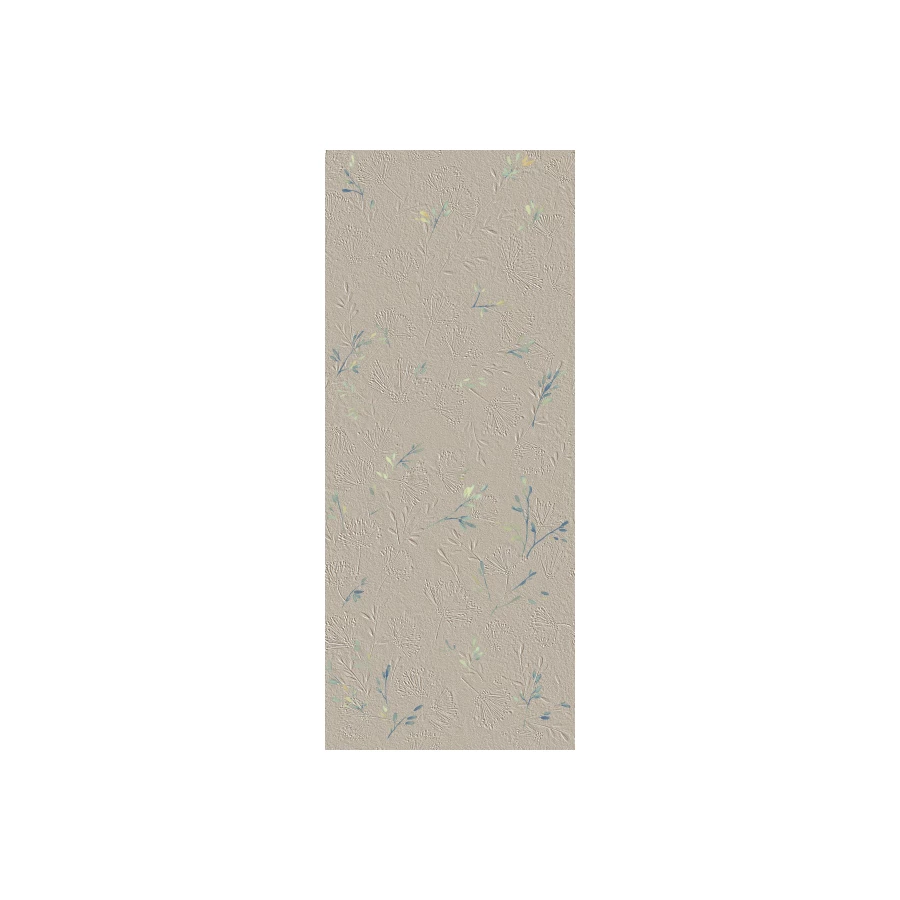 Плитка настенная Fap Ceramiche True Color Wind Flower RT матовая серая fTFD 120x50 см