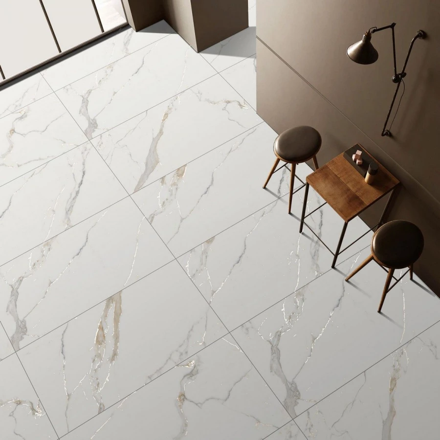 Керамогранит Neodom Sale Statuario Platinum Carving матовый белый N40019 120x60 см