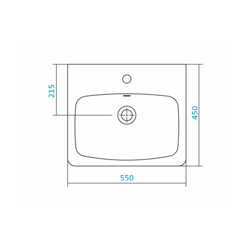 Раковина Santek Нео 1.WH30.2.185 55х45 см