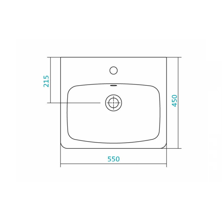 Раковина Santek Нео 1.WH30.2.185 55х45 см