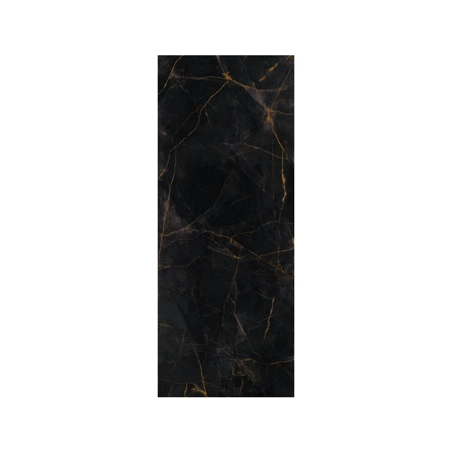 Керамогранит Meili Ceramic Maxim Gold Polished глянцевый черный FS6110P 300х120 см