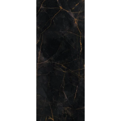 Керамогранит Meili Ceramic Maxim Gold Polished глянцевый черный FS6110P 300х120 см