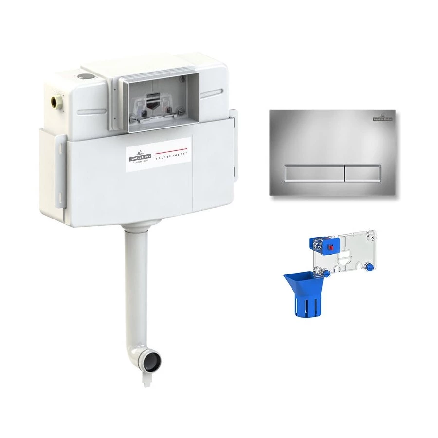 Комплект бачка скрытого монтажа для приставного унитаза Lavinia Boho Relfix 77030055 (комплект 3 в 1)