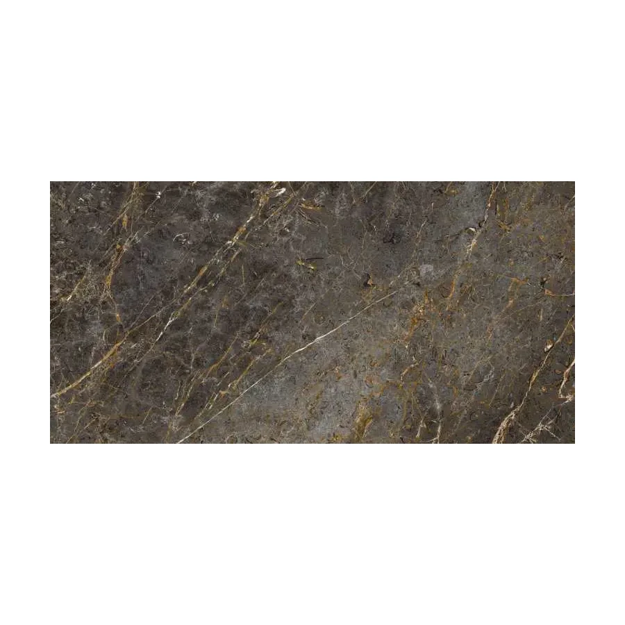 Керамогранит Lafaenza Aesthetica AE GOL6 12 LP глянцевый коричневый 120х60 см