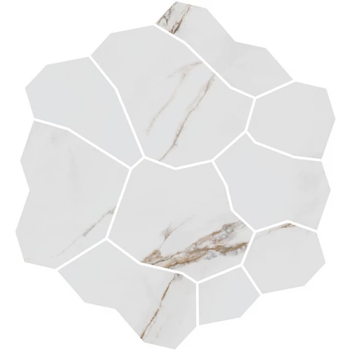 Декор Kerama Marazzi Марсель наборный обрезной матовый белый KMD2HID022GR 34,2x31,5 см