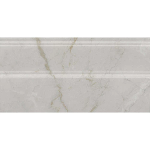 Плинтус Kerama Marazzi Серенада белый глянцевый обрезной FMA030R 30x15 см