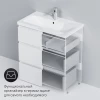 База под раковину Am Pm Gem S напольная 3 ящика белый глянец M91FSX0752WG 75 см