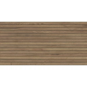 Керамогранит LCM Лиам Линия темный / Liam Dark Line матовый карвинг коричневый 60120LAM21M 120х60 см