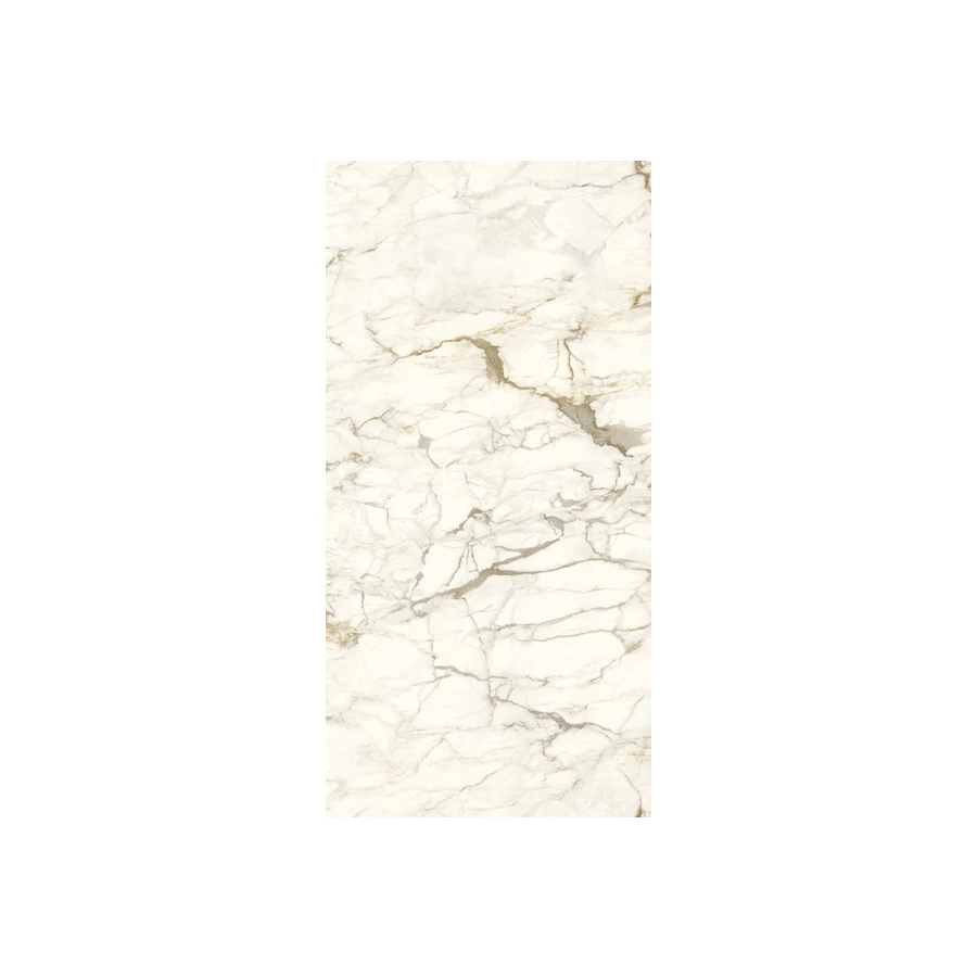 Керамогранит Ariostea Ultra Marmi Calacatta Macchia Vecchia Lev Silk глянцевый бежевый UM6SK300575 300х150 см