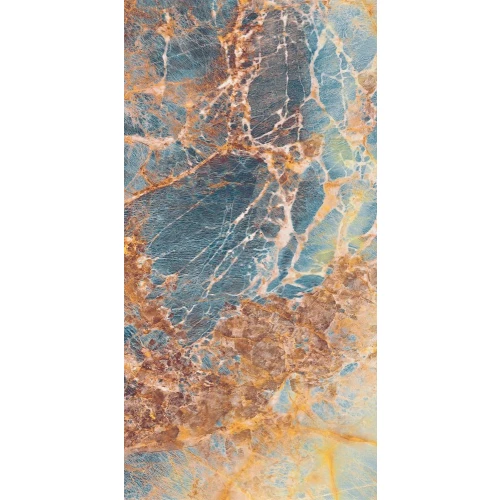 Керамогранит Seron Nebula Sapphire Exotic глянцевый коричневый SN74945 160х80 см