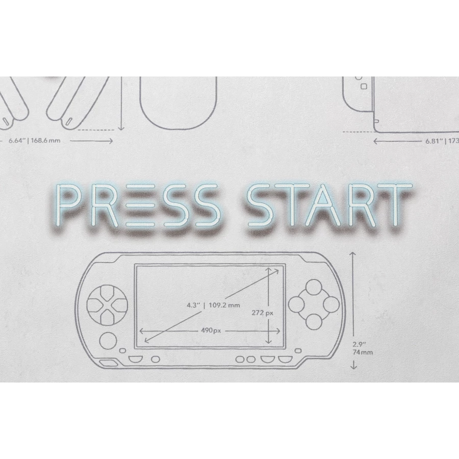 Обои флизелиновые Palitra Home Gamepad HomeColor серые HC72157-14 1,06х10,05 м