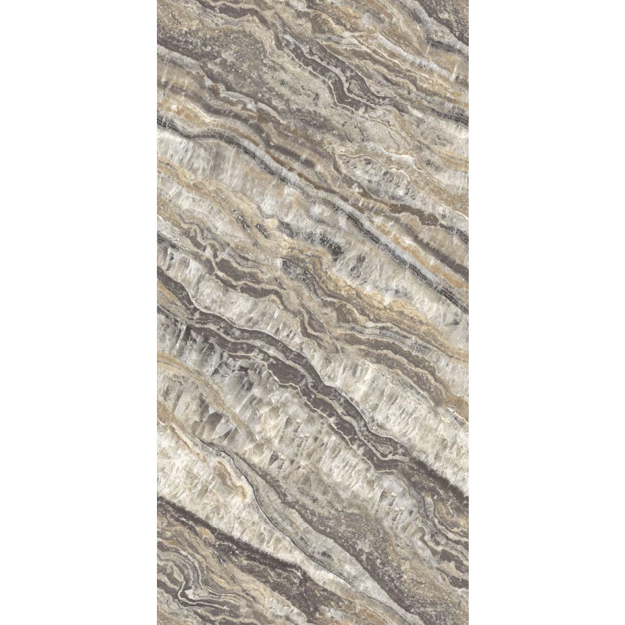 Керамогранит Gresant Hazy Nero Infinia High Glossy глянцевый коричневый 120х60 см