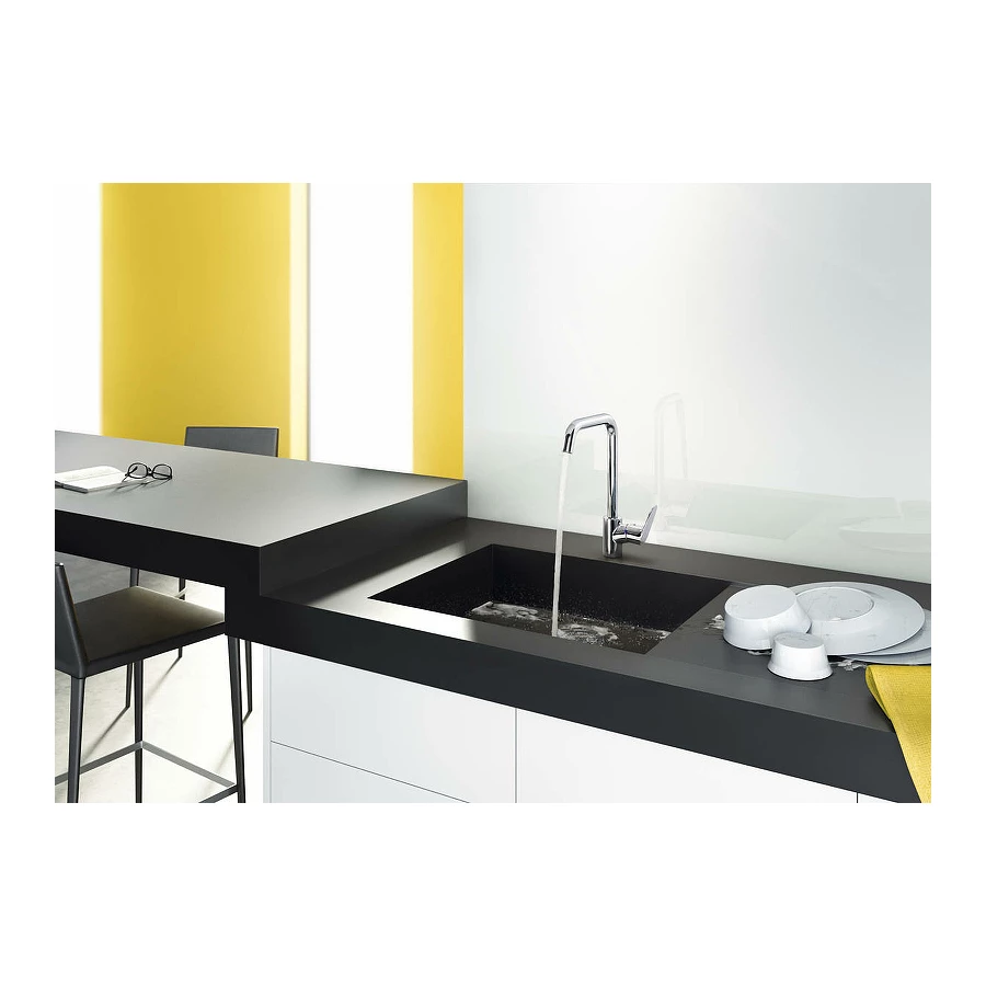 Смеситель для кухни Hansgrohe Focus E2 сталь 31820800