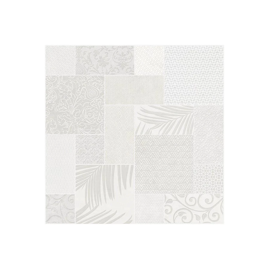 Плитка настенная Kerama Marazzi Тассо Панно матовое белое HGD/A572/17x/11037R 60x60 см