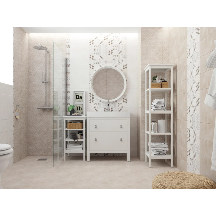 Плитка настенная Lasselsberger Ceramics Дюна песочный 1039-0254 1,81 м2, 40х20 см