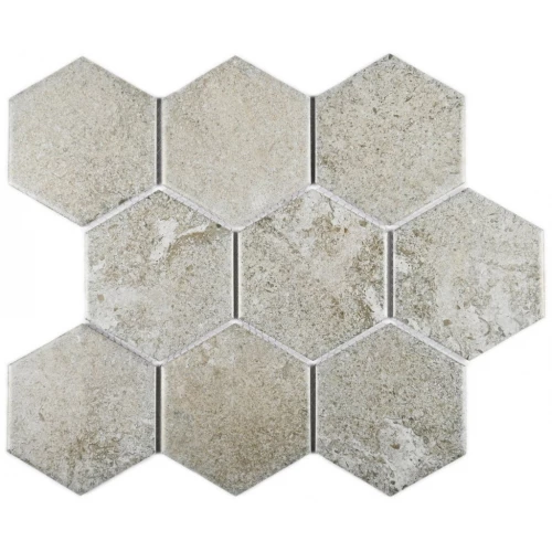 Мозаика Bonaparte Керамогранитная мозаика Agate Grey 110х95 матовая серая 29,55х25,6 см