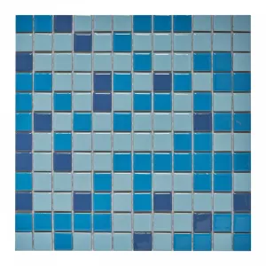 Мозаика из керамогранита Pixel mosaic Керамическая мозаика чип 25х25 мм сетка Pix 643 31,5х31,5 мм