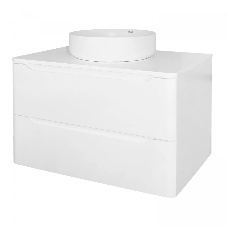 Тумба Azario Lotos 70/2 подвесная без раковины белый глянцевый CS00084143 70х46х50 см