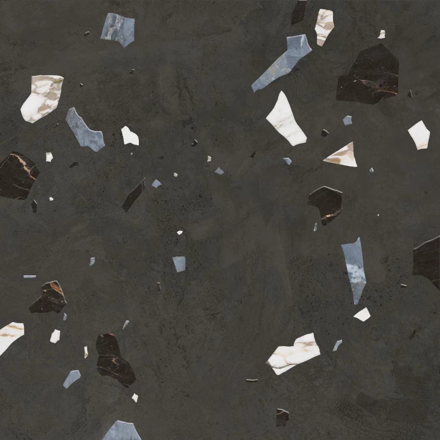 Керамический гранит Керамин Войд 1Д темно-серый 60х60 см