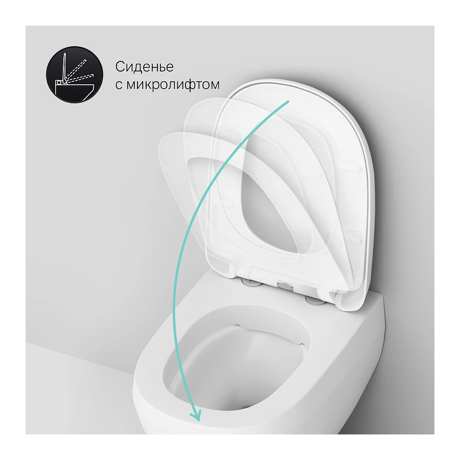 Набор подвесной унитаз с гигиеническим душем Am Pm Sensation CK30H0904W