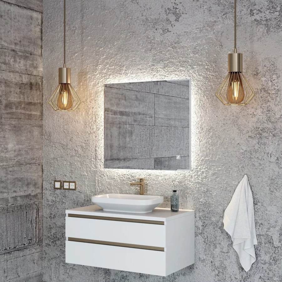 Зеркало Mebelvann Орвието с подсветкой Z_ORV_00_800х900 90x80 см