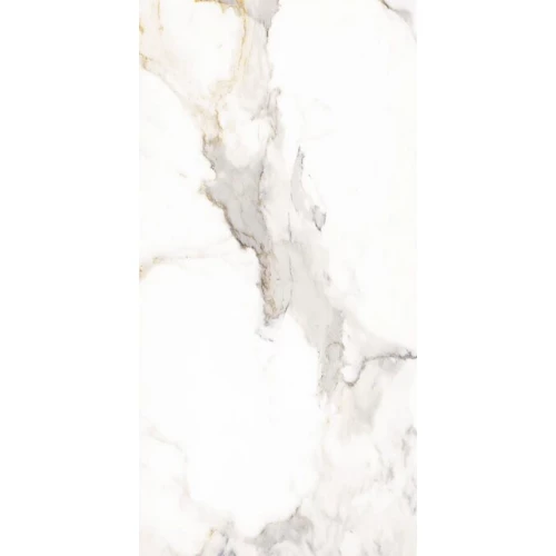 Керамогранит Meili Ceramic Torano Polish глянцевый бело-коричневый 160х80 см