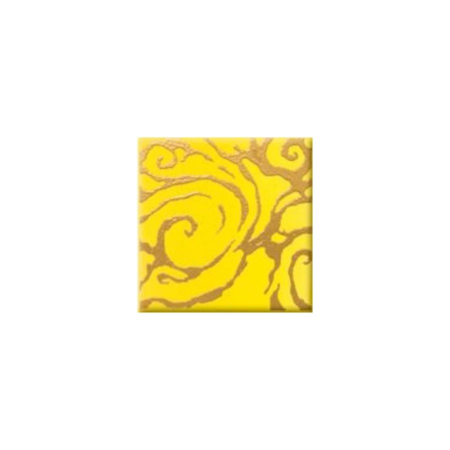 Декор Атем Orly versus желтый YL 10х10 см
