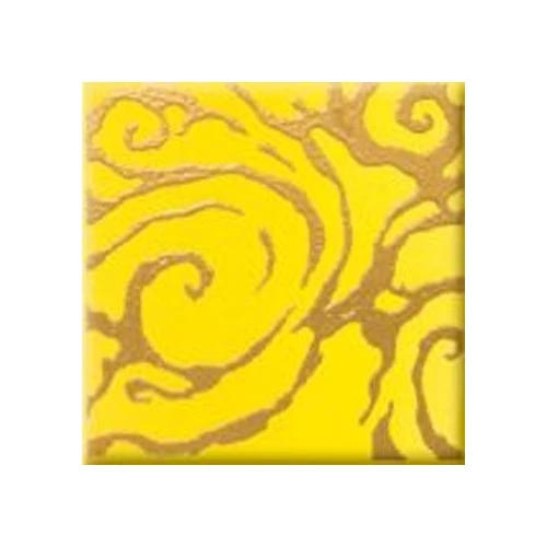 Декор Атем Orly versus желтый YL 10х10 см