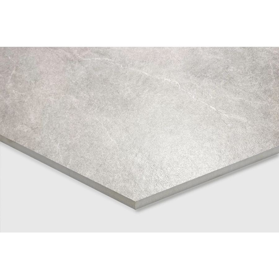 Керамогранит Creanza Listello Bianco матовый с микрогранулами светло-серый CZ-SL01-B 160х80 см