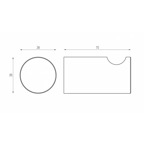 Крючок Abber Osten 316 брашированная сталь AA1849BST