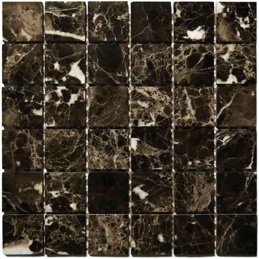 Мозаика Bonaparte Каменная мозаика Granada-48 48х48 коричневая 30,5х30,5 см