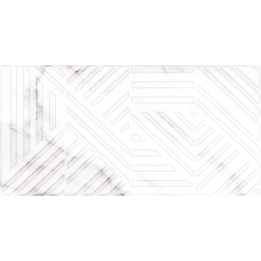 Плитка настенная Cersanit Moonlight белый рельеф A17573 59,8х29,8 см
